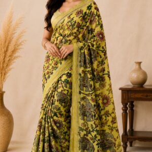 Cotton Chanderi Saree